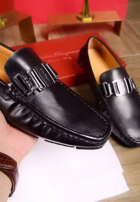 Salvatore Ferragamo Business Casual Men Shoes--066